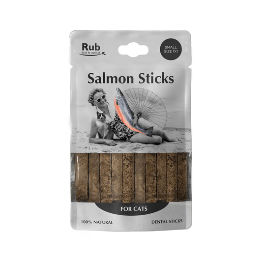 Rub Stick Dental de Salmón para Gatos 100g - Regular Size 1x1