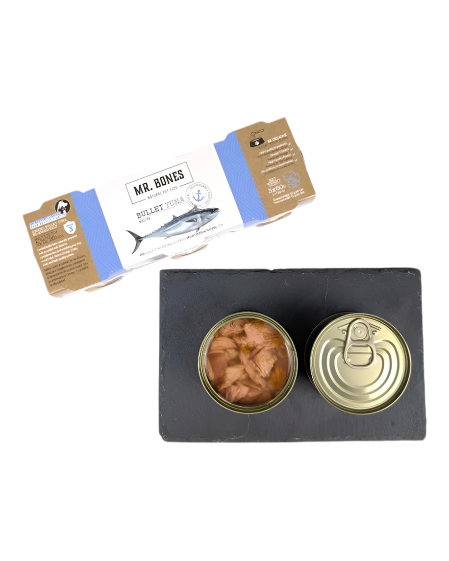 Mr. Bones | Melva cocida al natural para perros y gatos – Fresh Topper