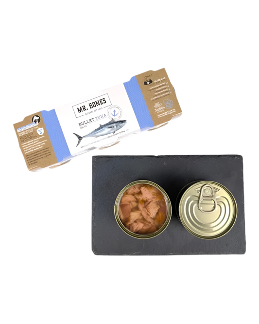 Mr. Bones | Melva cocida al natural para perros y gatos – Fresh Topper