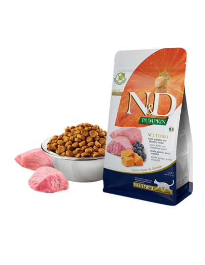 Farmina | N&D Pumpkin Esterilizados - Cordero, calabaza y arándanos