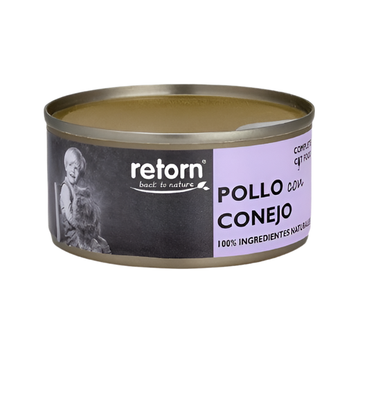 Retorn | Pollo con conejo (12x80g)