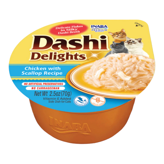 Inaba | Dashi Delights Pollo con Vieira (70g)