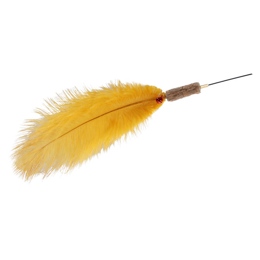 Caña extensible Flamingo Bliss con plumas y matatabi para gatos