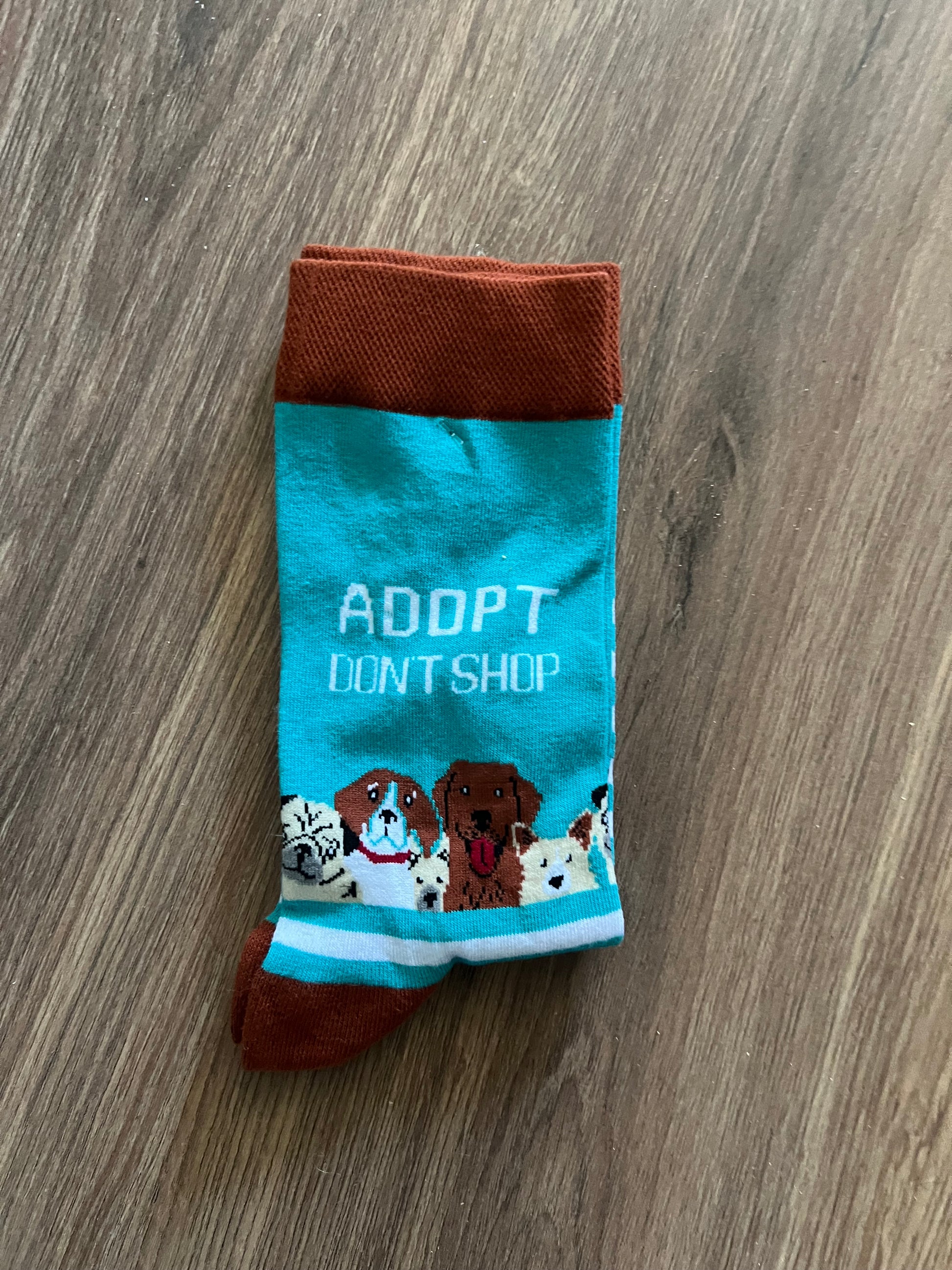 Calcetines solidarios Adopt Don’t Shop de algodón