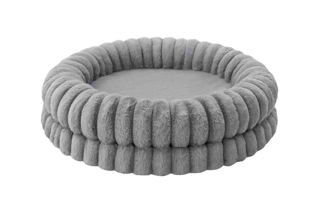 Cama redonda Muffin Freedog con bordes mullidos para perros y gatos