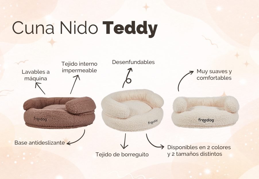 Freedog | Teddy - Cuna nido impermeable para perros y gatos