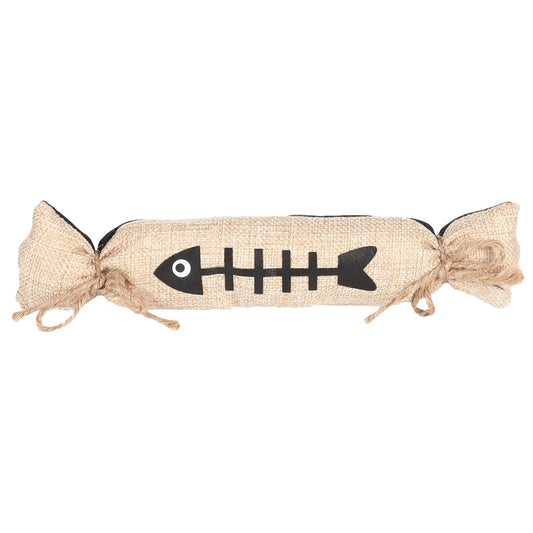 Caramelo de juguete para gatos con catnip Flamingo Mola Beige