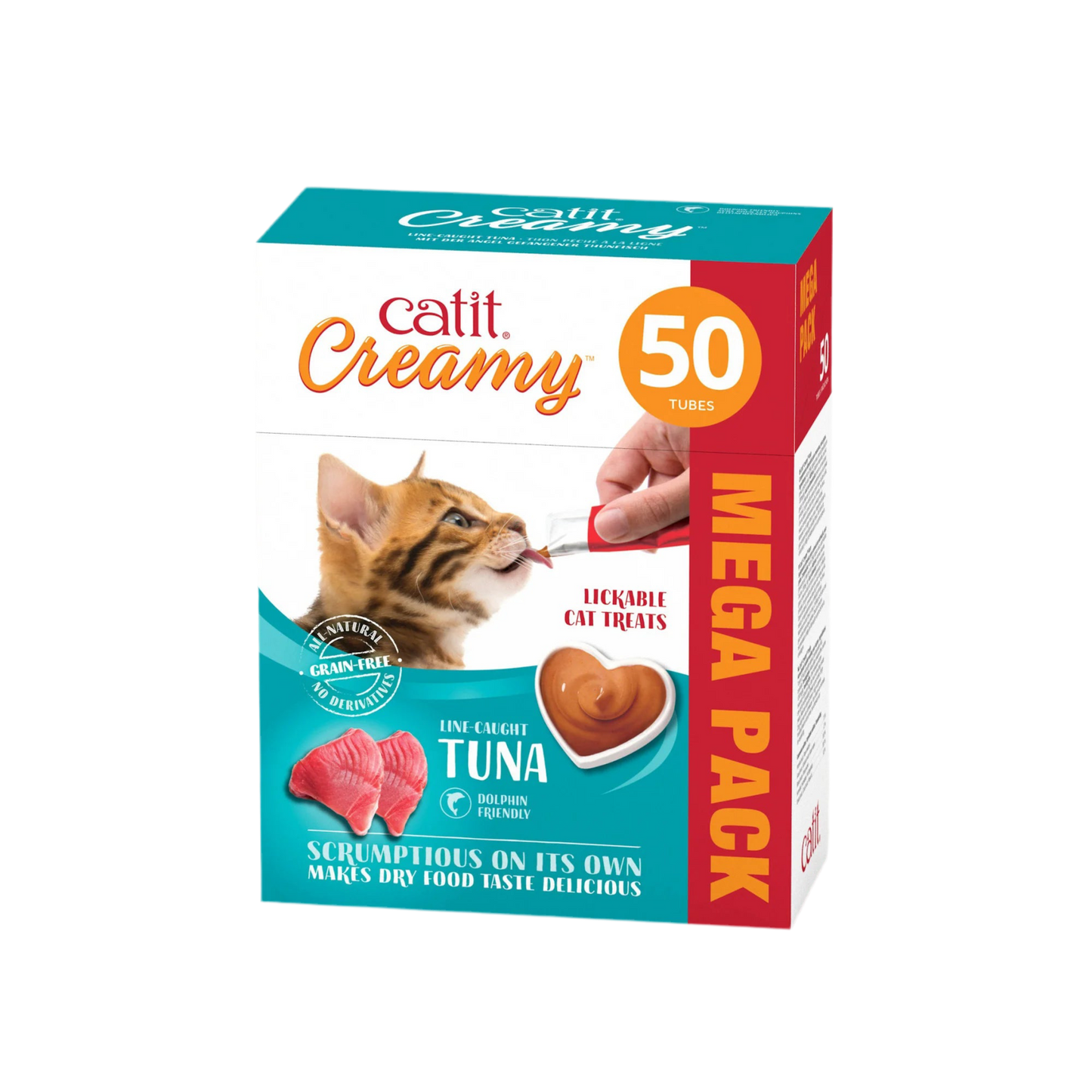 Catit Creamy Snack Cremoso 50 tubos Atun