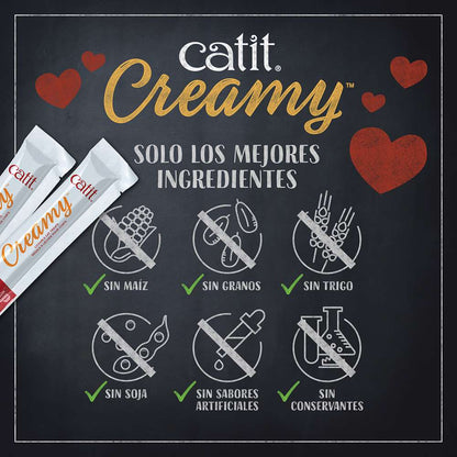 Catit Creamy con ingredientes naturales y textura cremosa