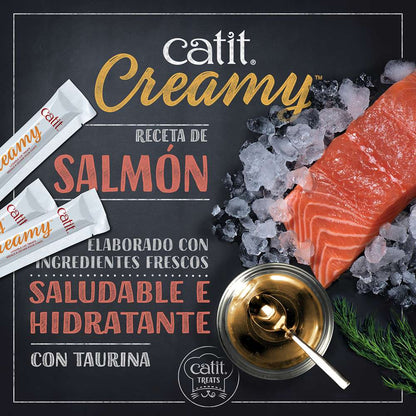 Catit Creamy snack cremoso para gatos en varios sabores
