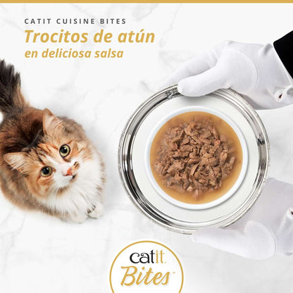Catit Cuisine Bites sin cereales con taurina y vitaminas esenciales