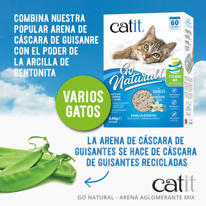 Catit Go Natural arena ecológica para gatos ideal para hogares con varios gatos