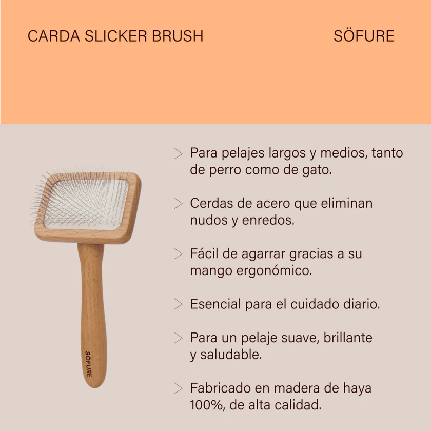 Cepillo carda para perros y gatos Söfure