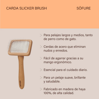 Cepillo carda para perros y gatos Söfure