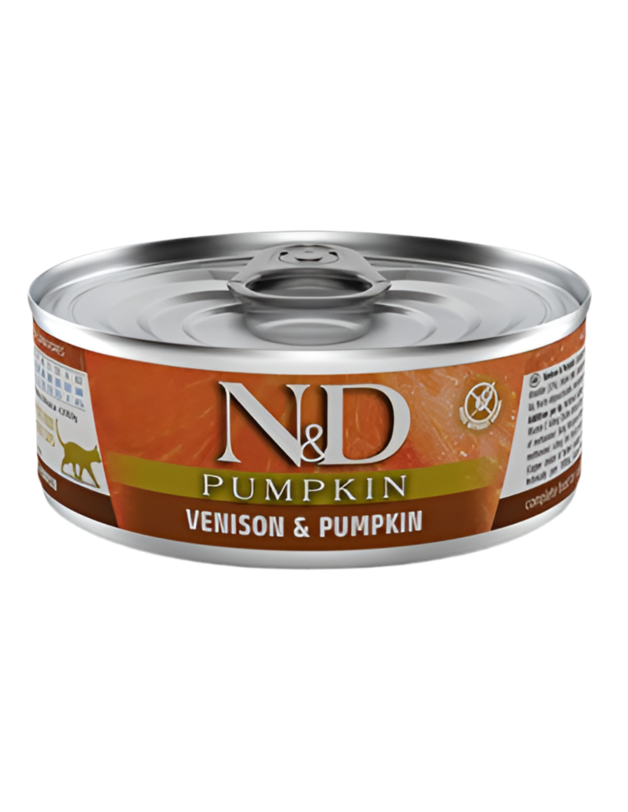Comida húmeda Farmina N&D Pumpkin venado calabaza 70g gato