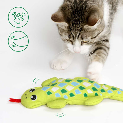 Comparativa de tamaño del Catit Groovy Gecko de 24 cm.