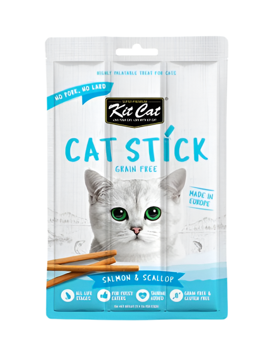 Kit Cat | Cat Stick 15g - Salmón con Vieiras