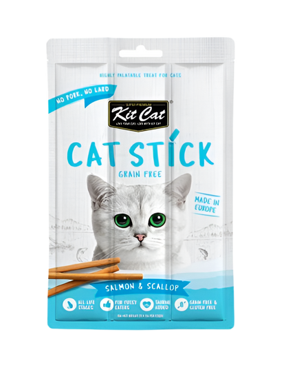 Kit Cat | Cat Stick 15g - Salmón con Vieiras