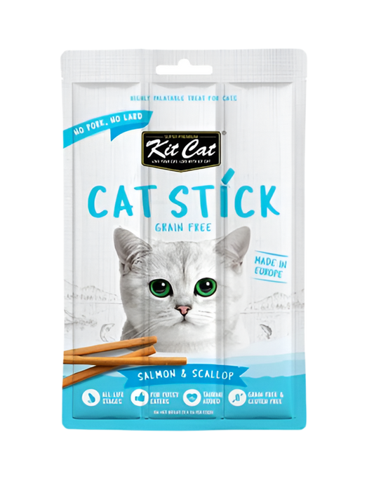 Kit Cat | Cat Stick 15g - Salmón con Vieiras