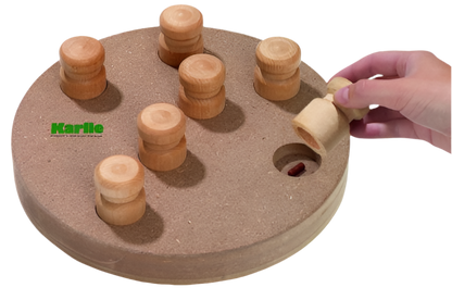 Karlie | Juguete de Inteligencia Penny 2 en 1 para Perros y Gatos (25cm)