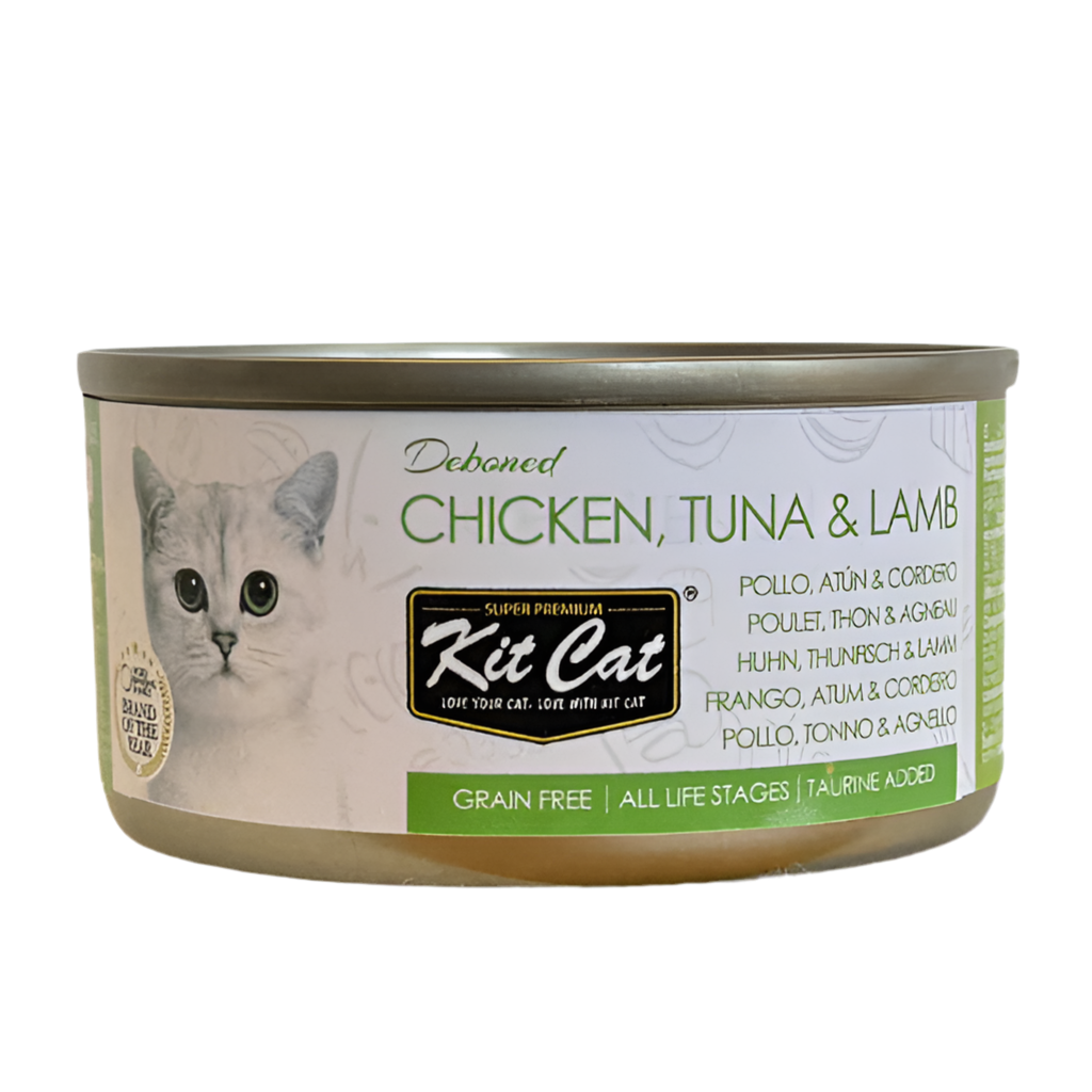 Kit cat | Pollo y atún con cordero en gelatina (80g)