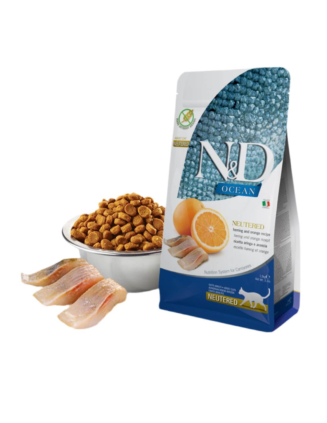 Farmina | N&D Ocean Esterilizados - Arenque y Naranja