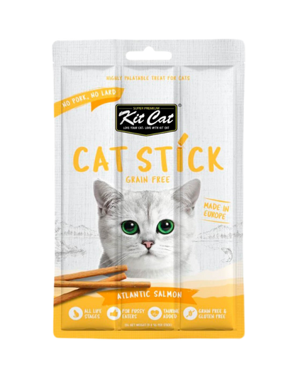 Kit Cat | Cat Stick 15g - Salmón del Atlántico con Bacalao