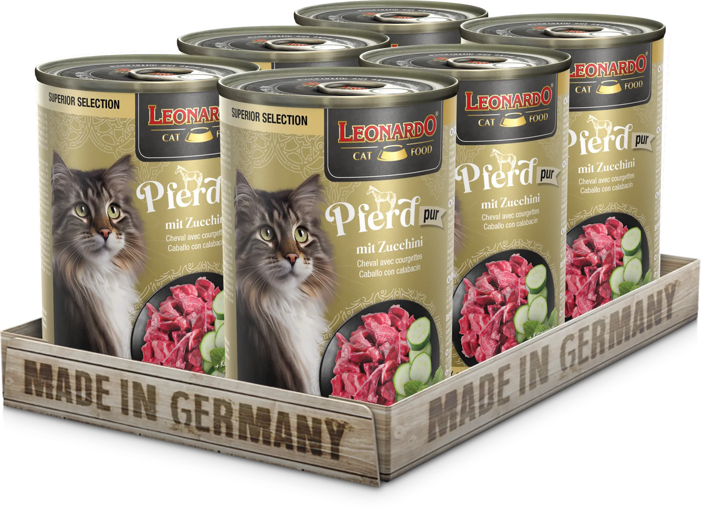 Leonardo | Caballo con calabacín (6x400g)