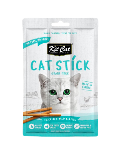 Kit Cat | Cat Stick Pollo con frutos del bosque (15g)
