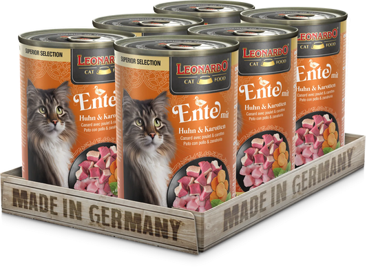 Leonardo | Pato con pollo y zanahorias (6x400g)