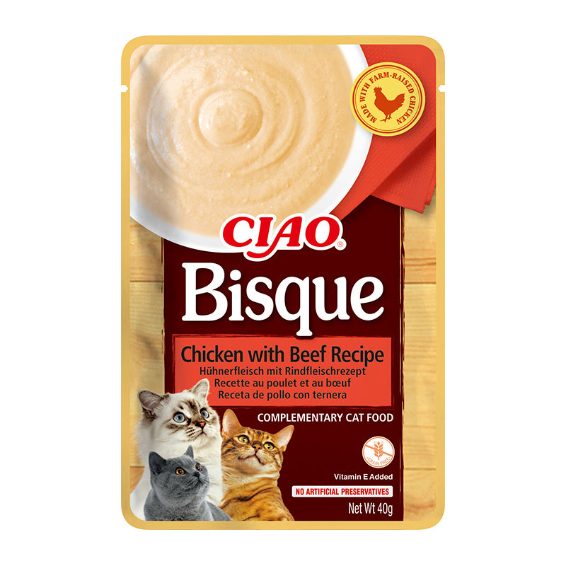 Inaba | Bisque de pollo y ternera (40g)