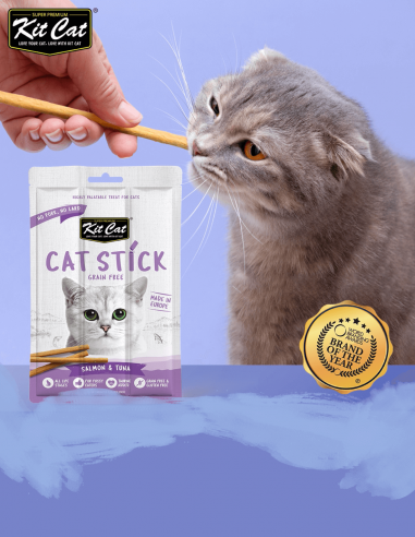 Kit Cat | Cat Stick 15g - Salmón con Marisco