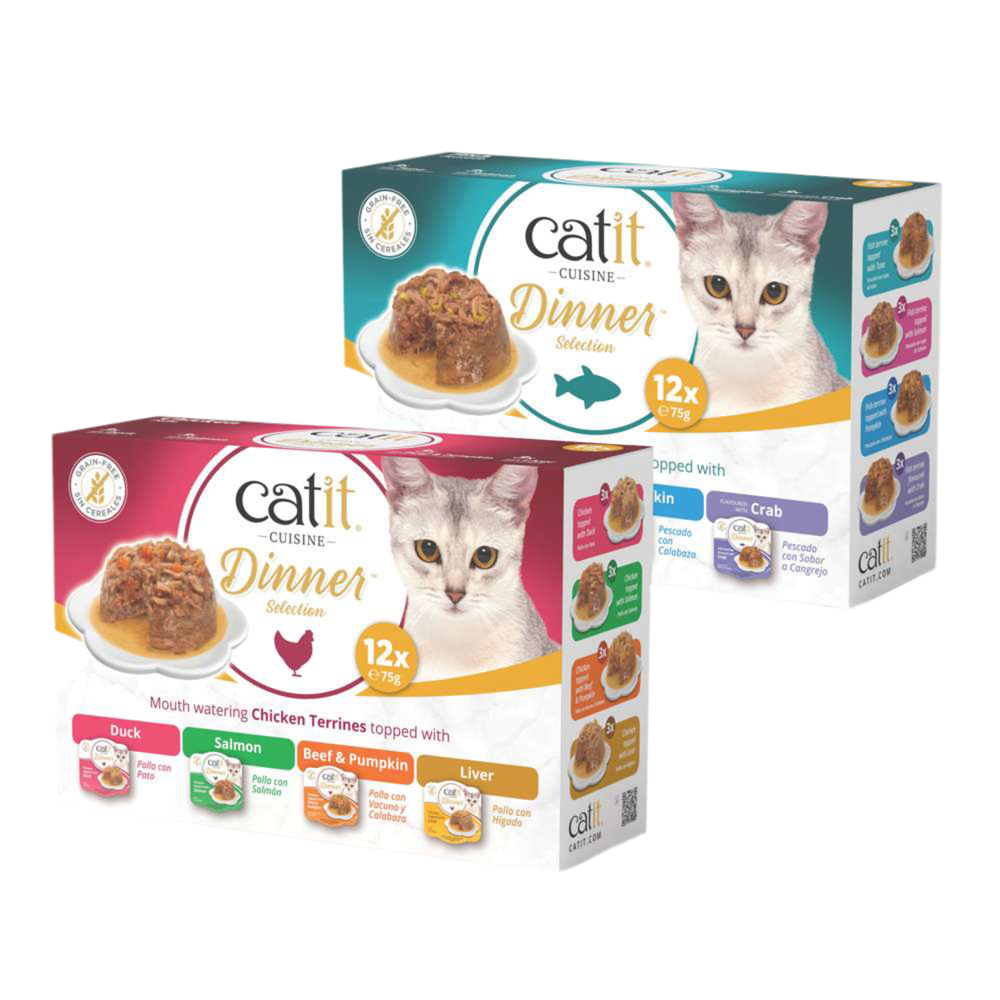 Catit | Cuisine Dinner Pack (12x75g)