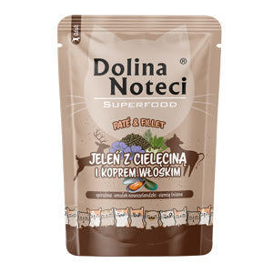 Dolina Noteci | Superfood CAT Paté & Filetes - Venado, Ternera e Hinojo (10x85g)