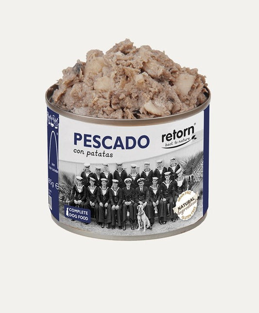 Comida Humeda Pescado Patatas Retorn Perro