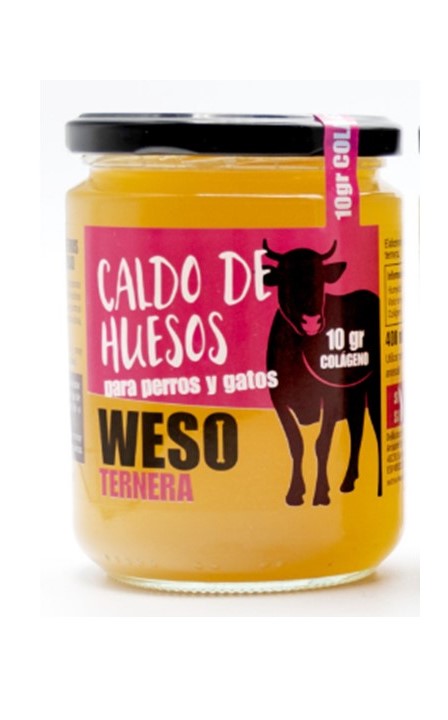 Weso Caldo de Huesos Ternera Gato y Perro