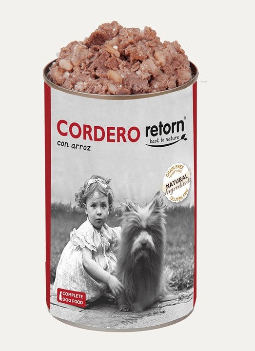 Comida Humeda Cordero Arroz Retorn Perro