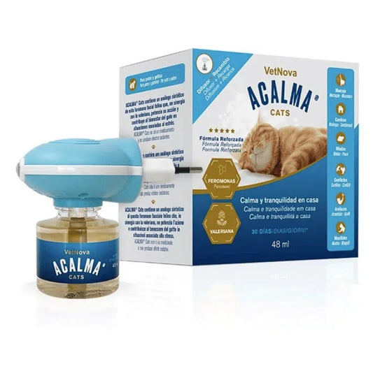 Difusor Acalma Cats 48 ml con feromonas para reducir el estrés en gatos