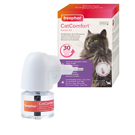 Difusor Beaphar CatComfort con feromonas calmantes para gatos