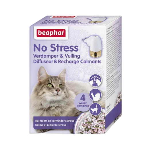 Difusor Beaphar No Stress antiestrés para gatos con valeriana y lavandín