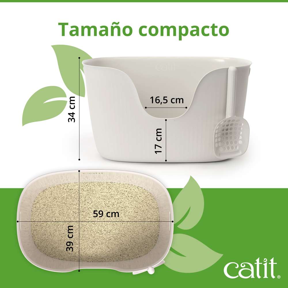 Dimensiones del arenero Catit LOO para gatos