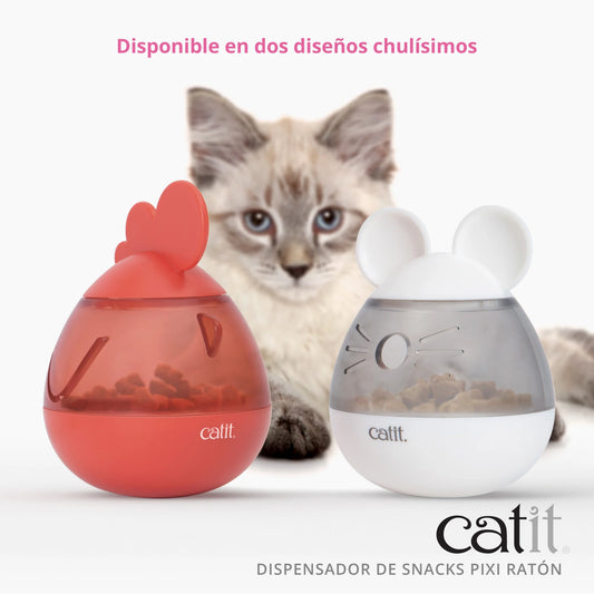Dispensador de snacks para gatos Catit PIXI juguete interactivo