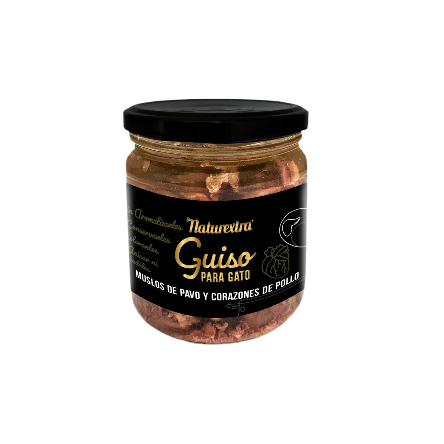 Naturextra | Guiso de pavo para gatos con taurina (170g)