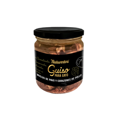 Naturextra | Guiso de pavo para gatos con taurina (170g)