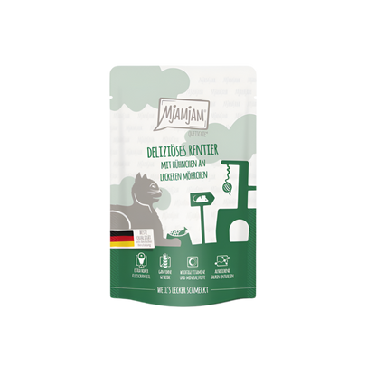 MjaMjaM | Reno exquisito con pollo y zanahorias gustosas (125g)