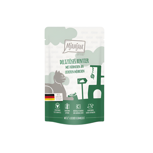 MjaMjaM | Reno exquisito con pollo y zanahorias gustosas (125g)