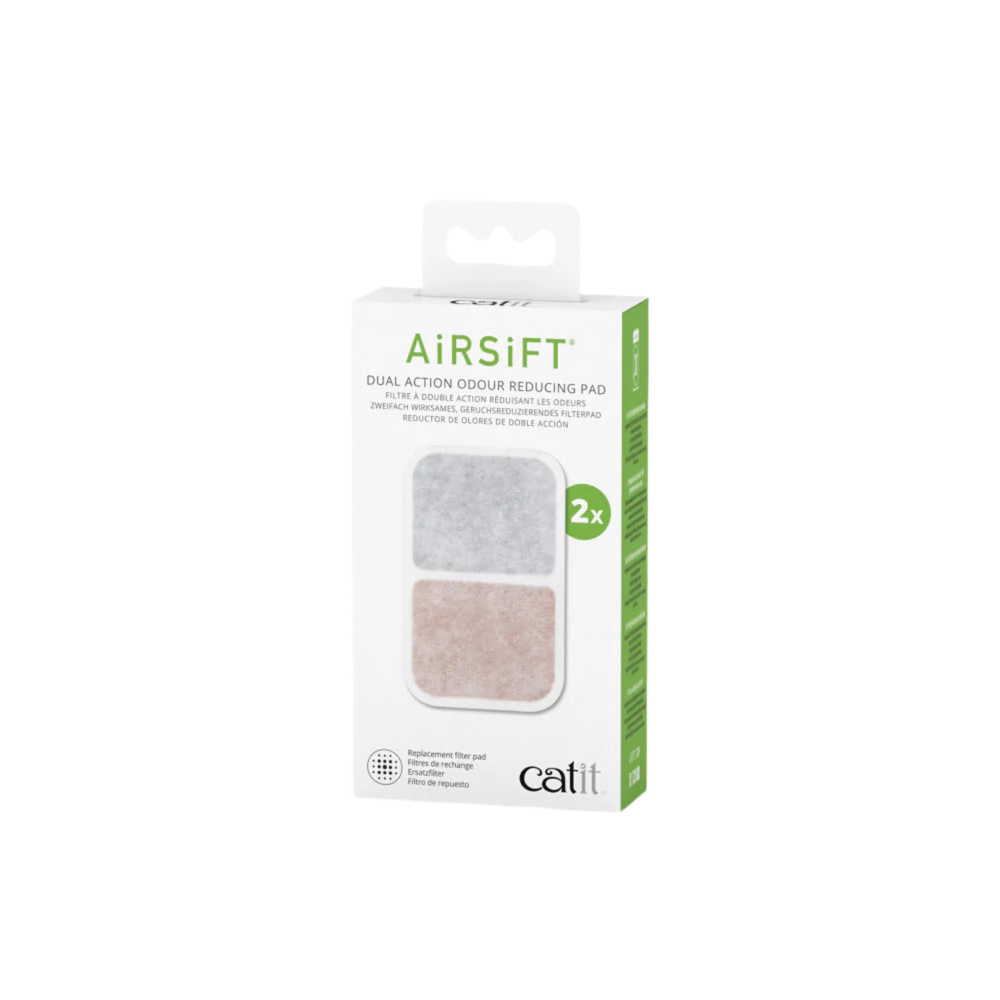 Catit | Filtro Dual Reductor de Olores de Arenero Airsift (2 recambios)