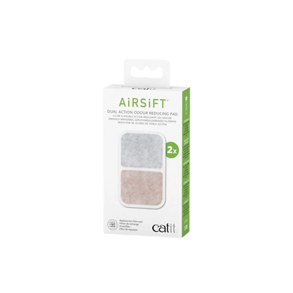 Catit | Filtro Dual Reductor de Olores de Arenero Airsift (2 recambios)