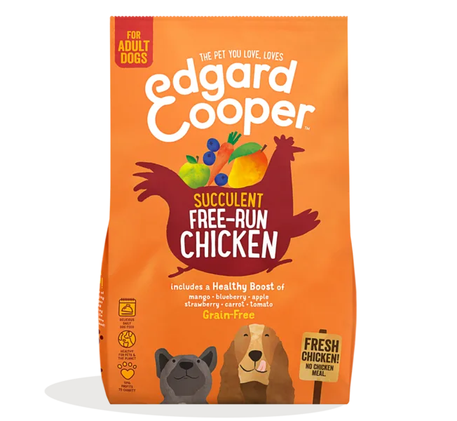 Edgard & Cooper | Grain Free - Pollo con Mango, Arándanos, Manzana