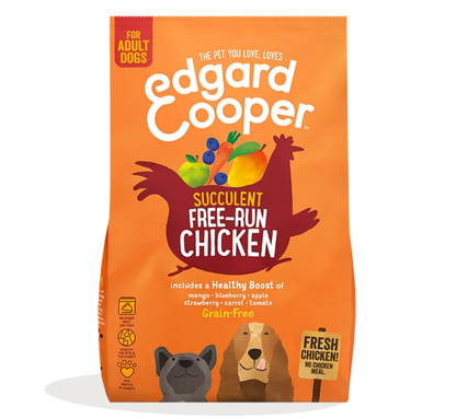 Edgard & Cooper | Grain Free - Pollo con Mango, Arándanos, Manzana